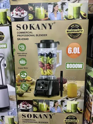 SOKANY Commercial Blender Is Powerful, High-Capacity Blending an 800W