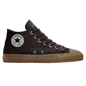 The Converse Chuck Taylor All Star Pro Mid in Velvet Brown