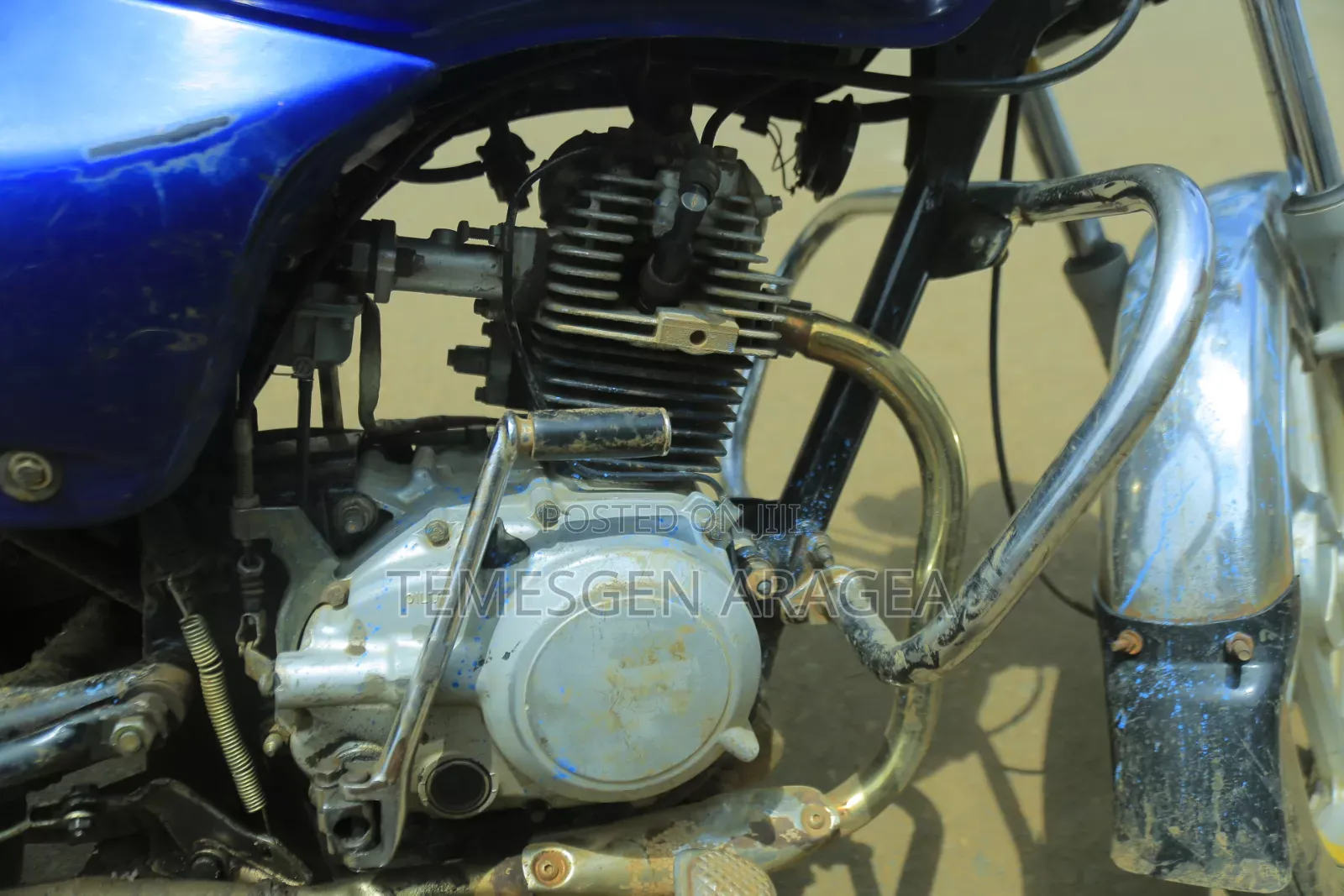 Bajaj Boxer 100 2015 Blue