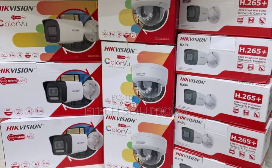 Hikvision Smart Hybrid Color Vu 4 Mp 2Mp Ip Hik Vision Security Camera