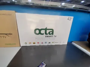 Octa Smart Led TV 43inch Andraid Doubel Gelass Adis 2026quality Hif