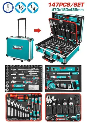 Total Industrial 147-Piece Hand Tool Set