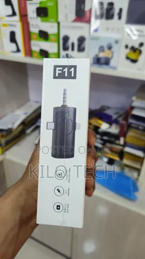 ​ F11-2 Dual Wireless Lavalier Microphone Set (Noise Cancelling)