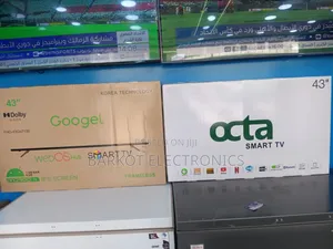 Octa Smart Led TV 43 Inch Andraid Doubel Gelass Adis 2026 Quality H