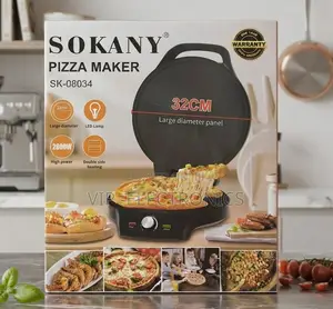 Sokany Pizza Maker 32cm 2000W Electric Multi-Functional Pan