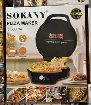 Sokany Pizza Maker 32cm 2000W Electric Multi-Functional Pan
