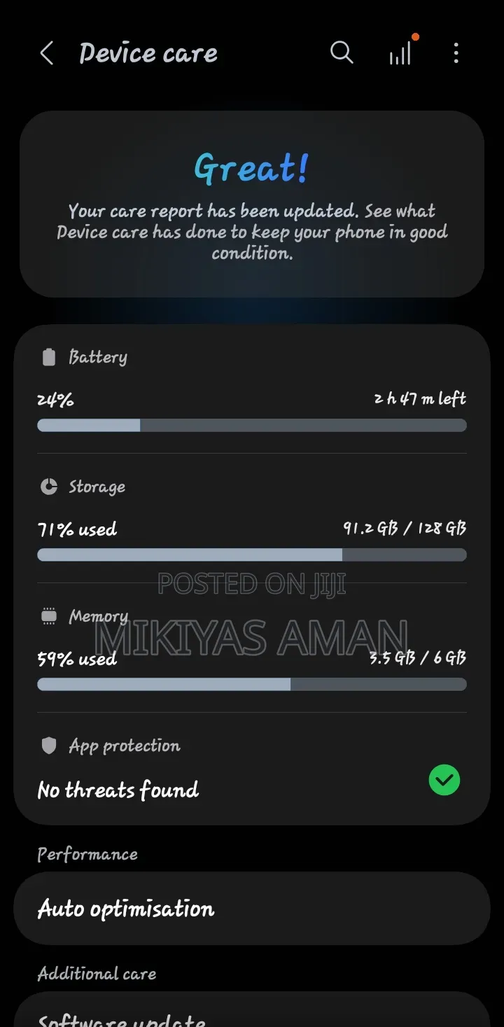 Samsung Galaxy A06 128 GB Gray