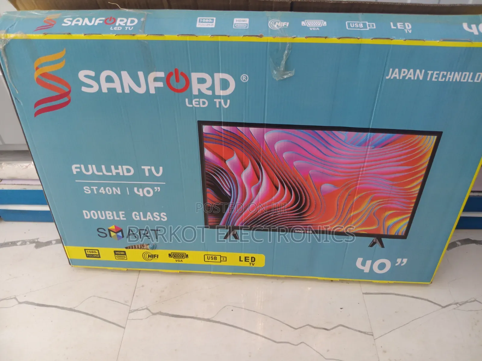 Sanford Smart Led TV 40 Inch Andraid Doubel Gelass 2026 Quality