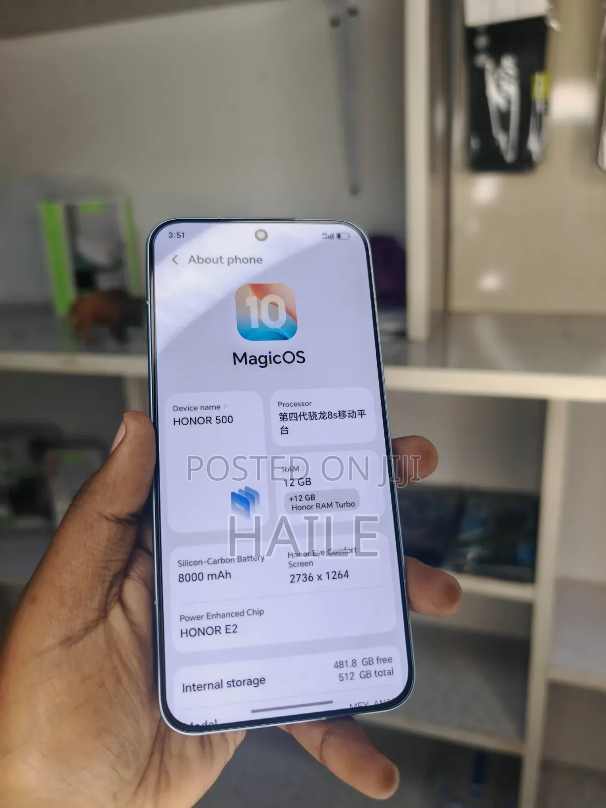 New Honor 500 512 GB