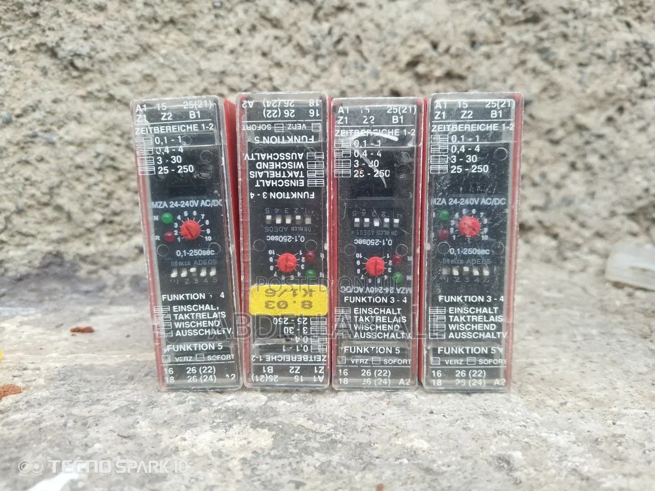 ACS Contsys MZA SEC Multi-Function Time Relays