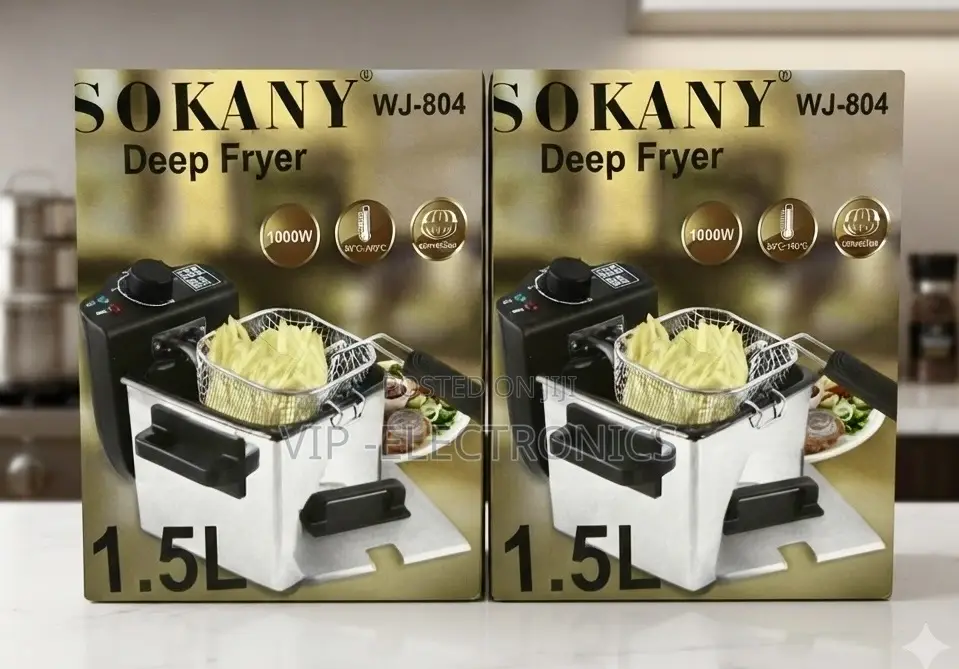 Sokany Deep Fryer 1.5L 1000W Electric