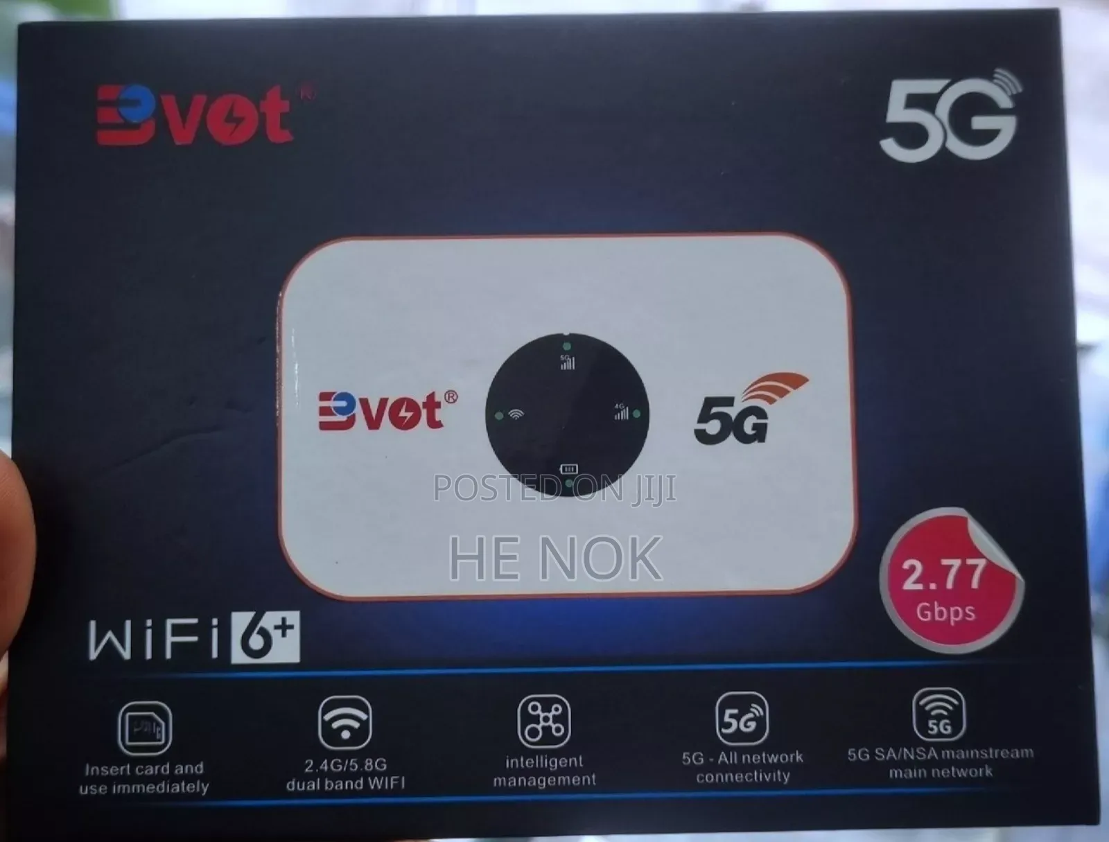 Bvot 5G WiFi 6+ Real 5G 4,200 mAh Battery