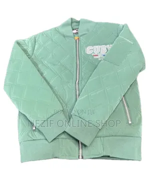 Quilted Bomber Letterman Style Jacket