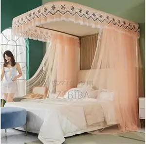Mosquito Net Luxury With a Two-Stand Rail