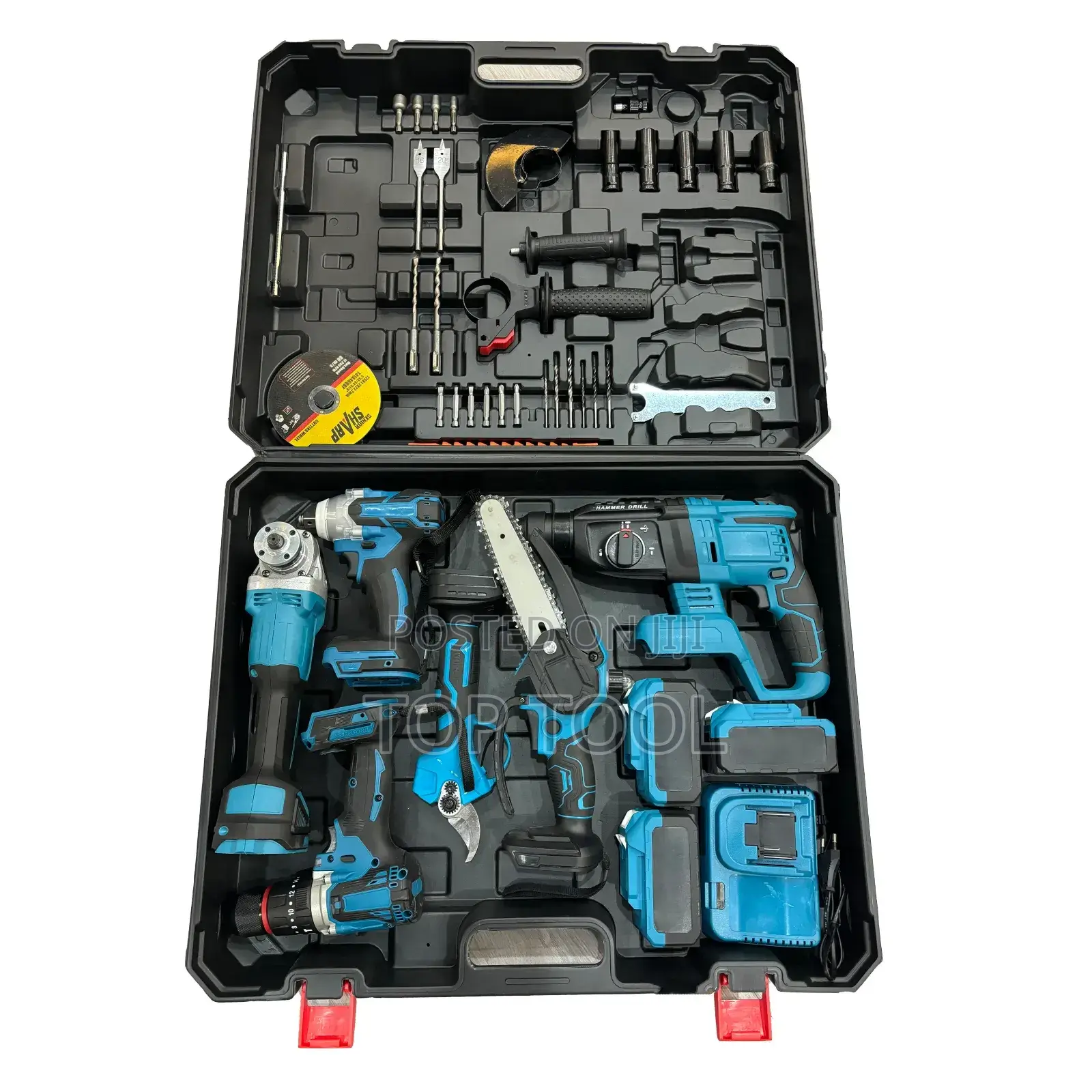 ፡Edon Cordless Tool Kit, Often Sold as a 4-in-1 or 5-in-1 Combo Set In