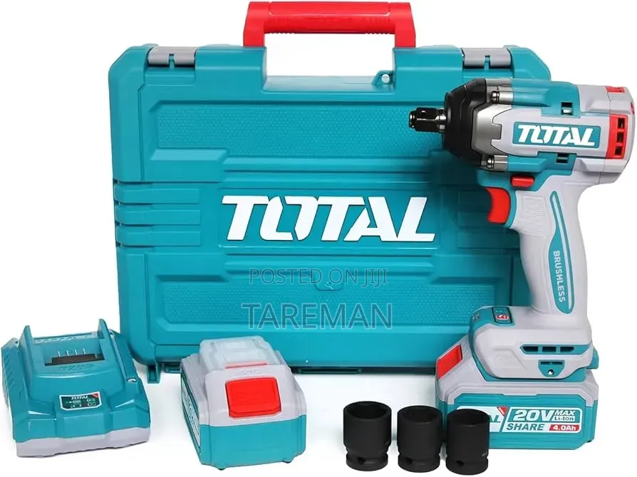 ፡Total Tools 20V Lithium-Ion Cordless Impact Wrench,