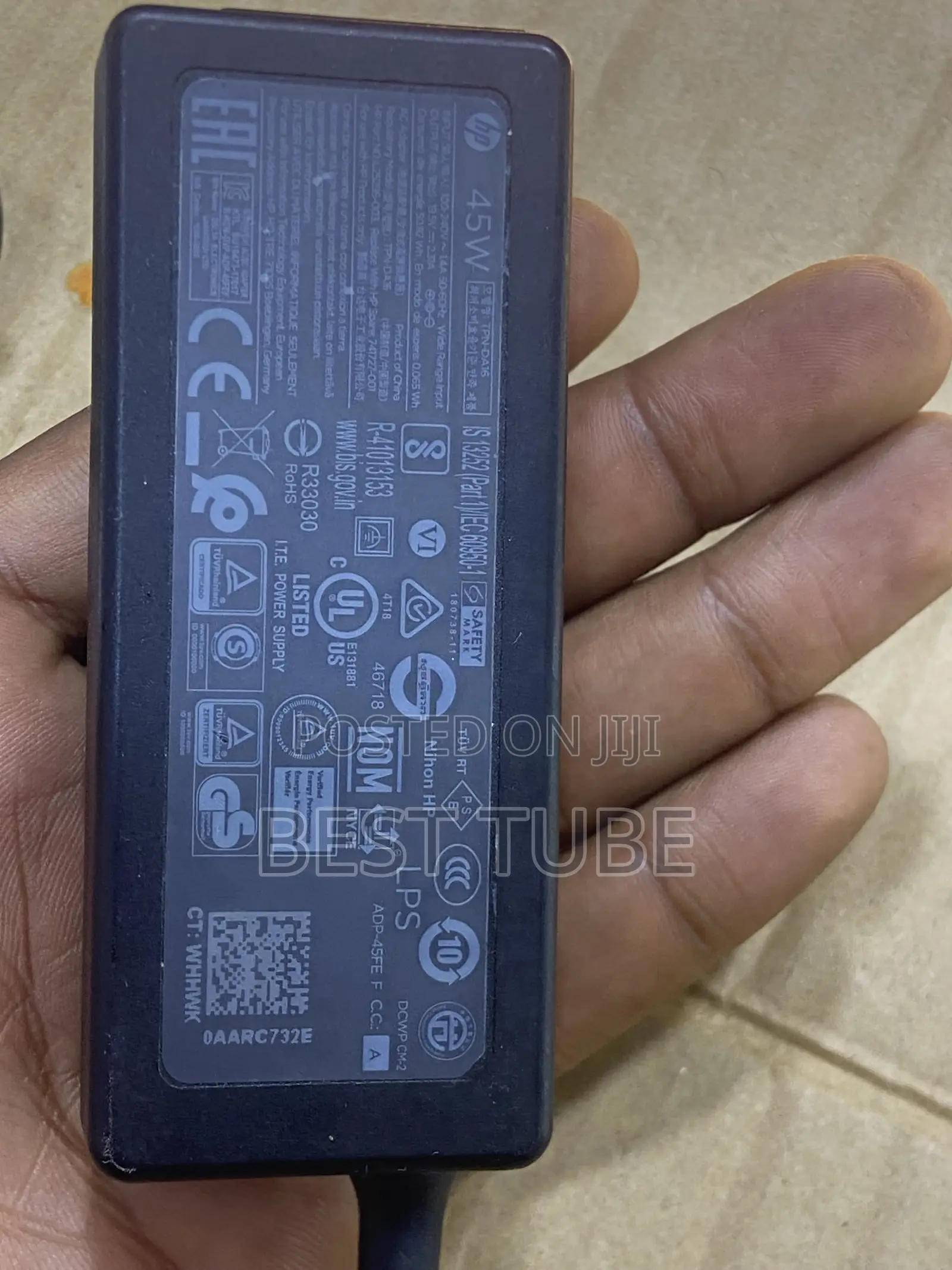 HP Laptop Charger Blue Pin