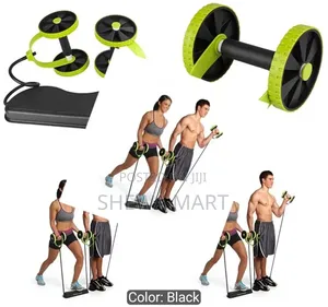 Revoflex Xtreme Core Double AB Power Roller Wheel Fitness Abdominal