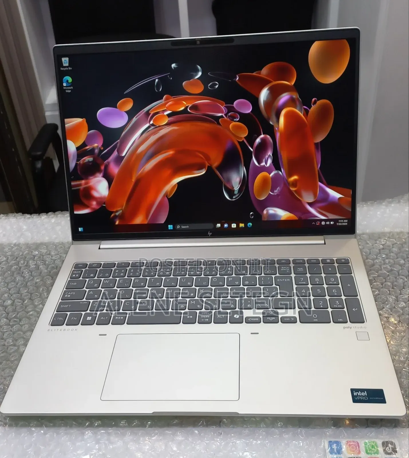 New Laptop HP EliteBook 640 G11 16GB Intel Core Ultra 7 SSD 512GB