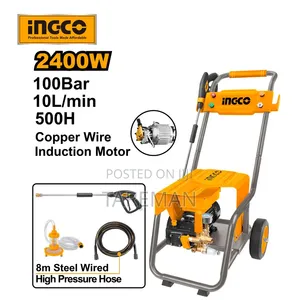 Commercial-Grade High-Pressure Washer Featuring a 2400W Copper Wire