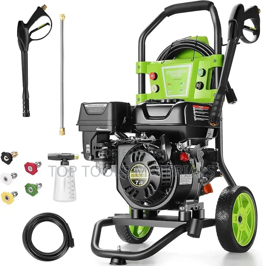 ,Vido 7.0 HP Gasoline-Powered High-Pressure Washer,