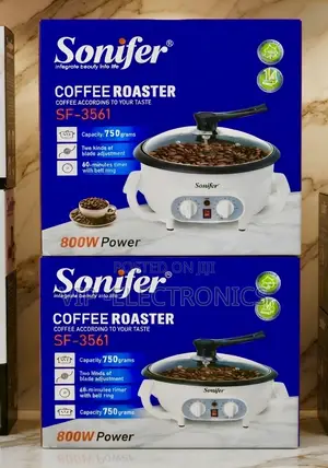 Sonifer Coffee Roaster – 800W, 750g Capacity Electric Coffee Bean