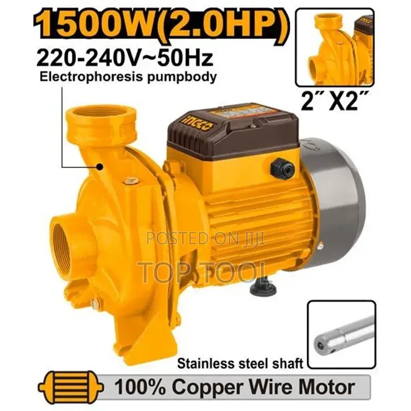 ,Ingco Centrifugal Water Pump, Specifically Model MHF15001.2hp