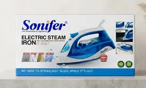 Sonifer Steam Iron – 2000W Fast Heating, Powerful Steam Non-Stick