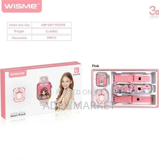 .Wiseme X68 Smartwatch With Earbuds.