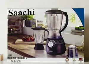 Saachi Blender Grinder 3-in-1 – 350W Multi-Function Kitchen Blender