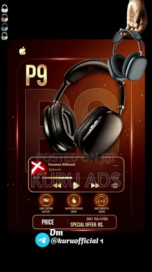 P9 Wireless Bluetooth Headphone - High Quality