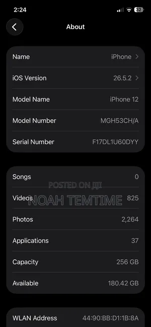 New Apple iPhone 12 256 GB