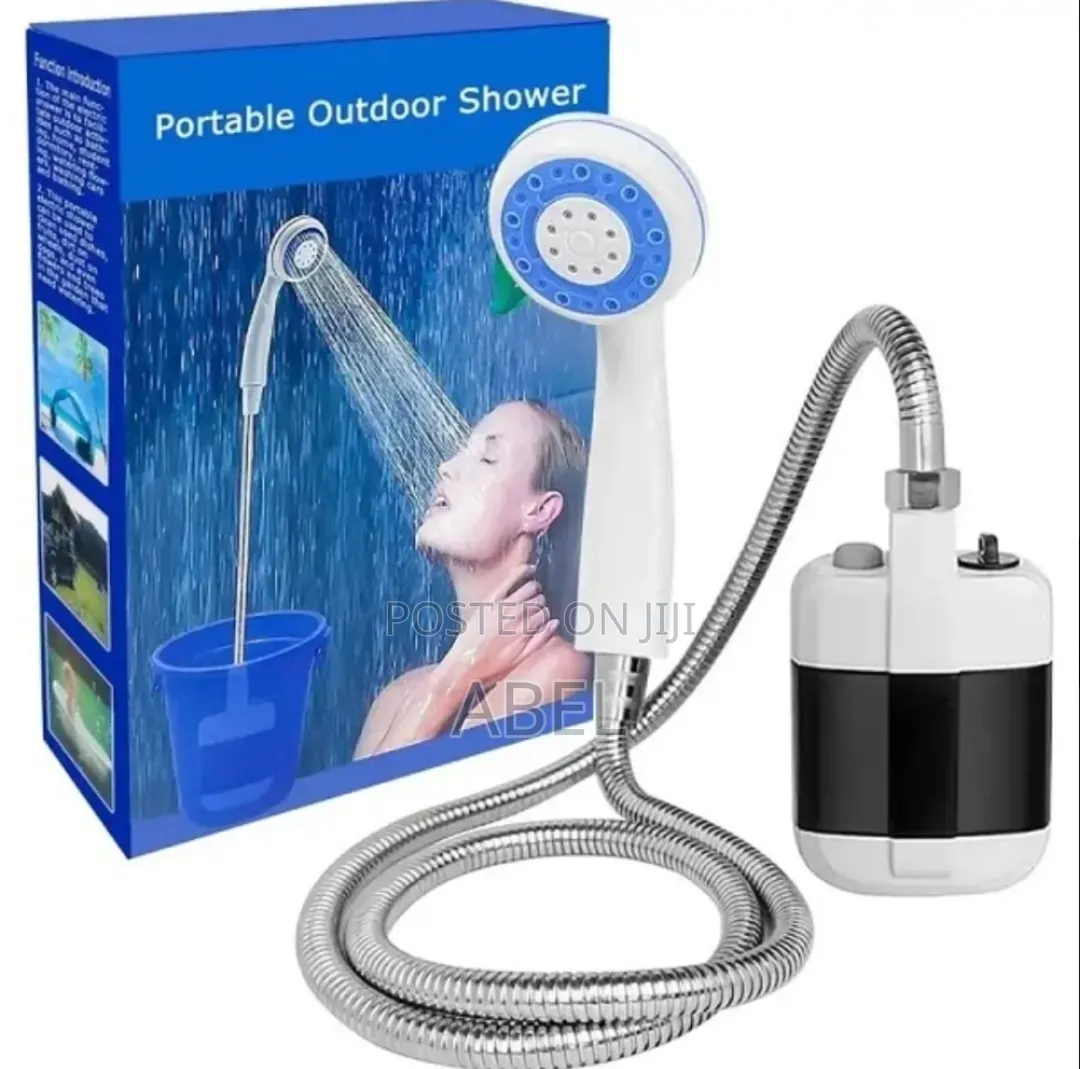 Portable Camping Shower With Pump Rechargeable Battery