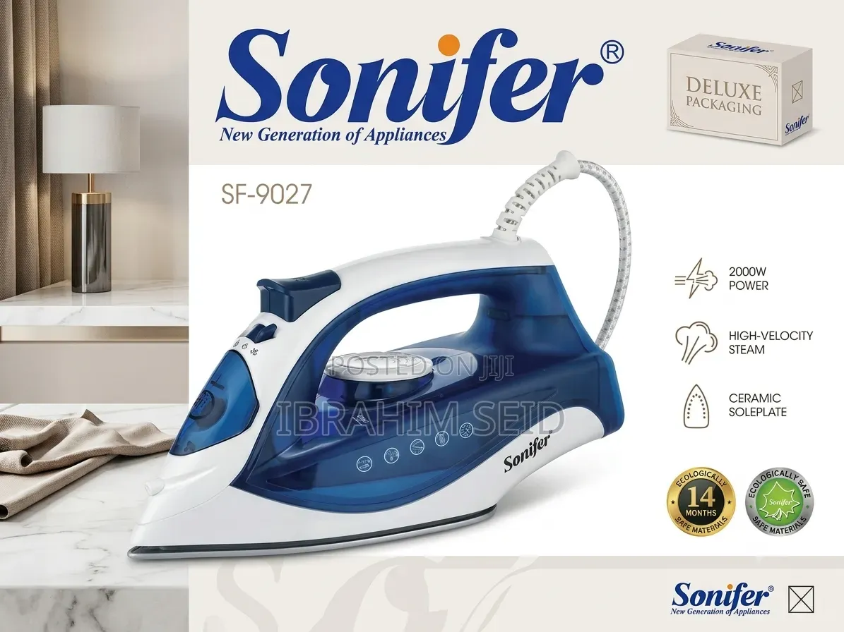 Sonifer Steam Iron 2000 Watt