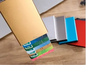 Mens Aluminum ID Credit Card Holder Wallet Pocket Case