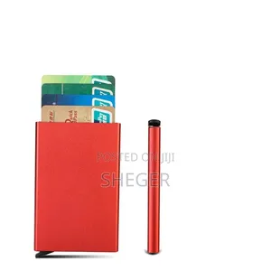 Mens Aluminum ID Credit Card Holder Wallet Pocket Case