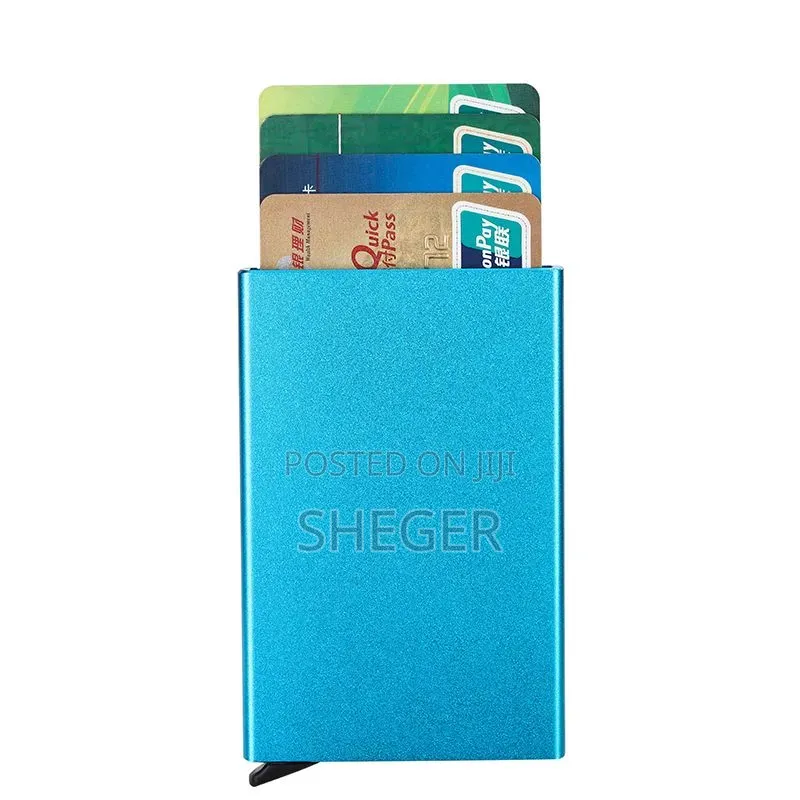 Mens Aluminum ID Credit Card Holder Wallet Pocket Case