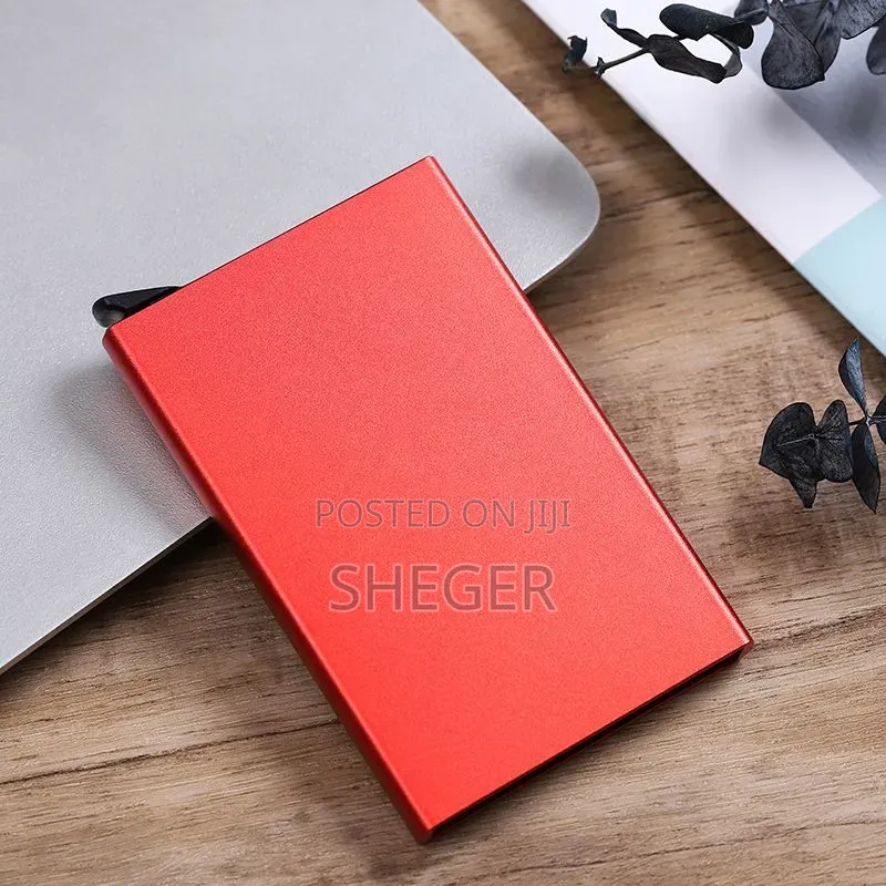 Mens Aluminum ID Credit Card Holder Wallet Pocket Case