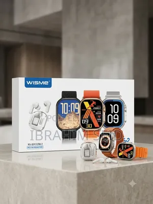 Smartwatch With Earpiece and 5 Strap