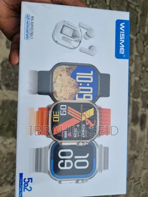 Smartwatch With Earpiece and 5 Strap