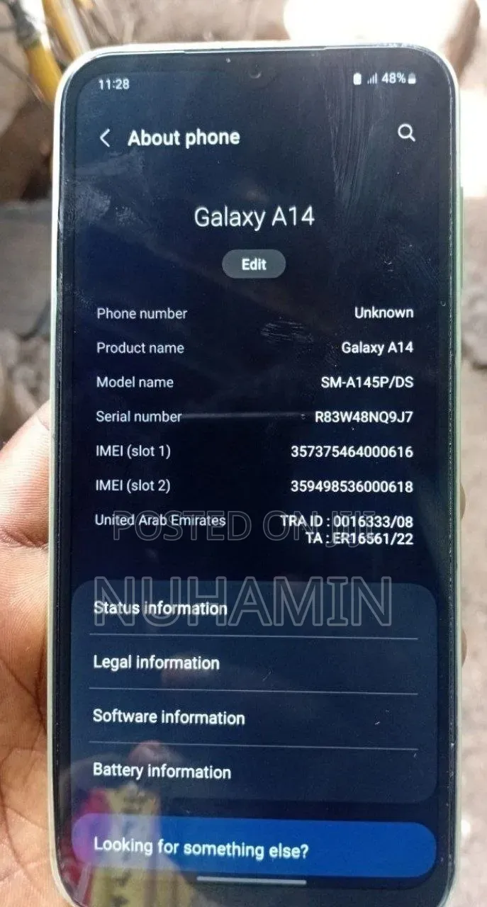 Samsung Galaxy A14 128 GB Gray