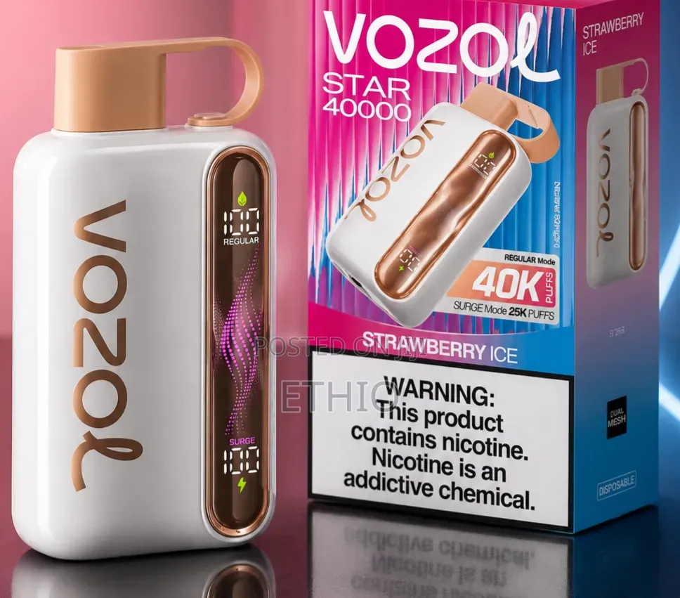 Experience Vozol Star Strawberry Ice Flavour Vape 40000 Puffs