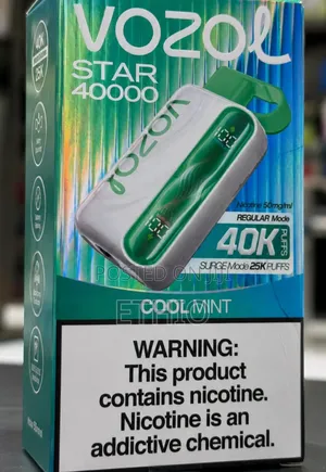 Experience Vozol Star Cool Mint Vape 40000 Puffs