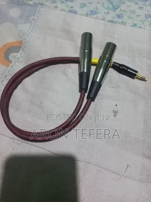 Dual XLR Male to 3.5mm Aux (TRS) Splitter Cable