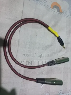 Dual XLR Male to 3.5mm Aux (TRS) Splitter Cable