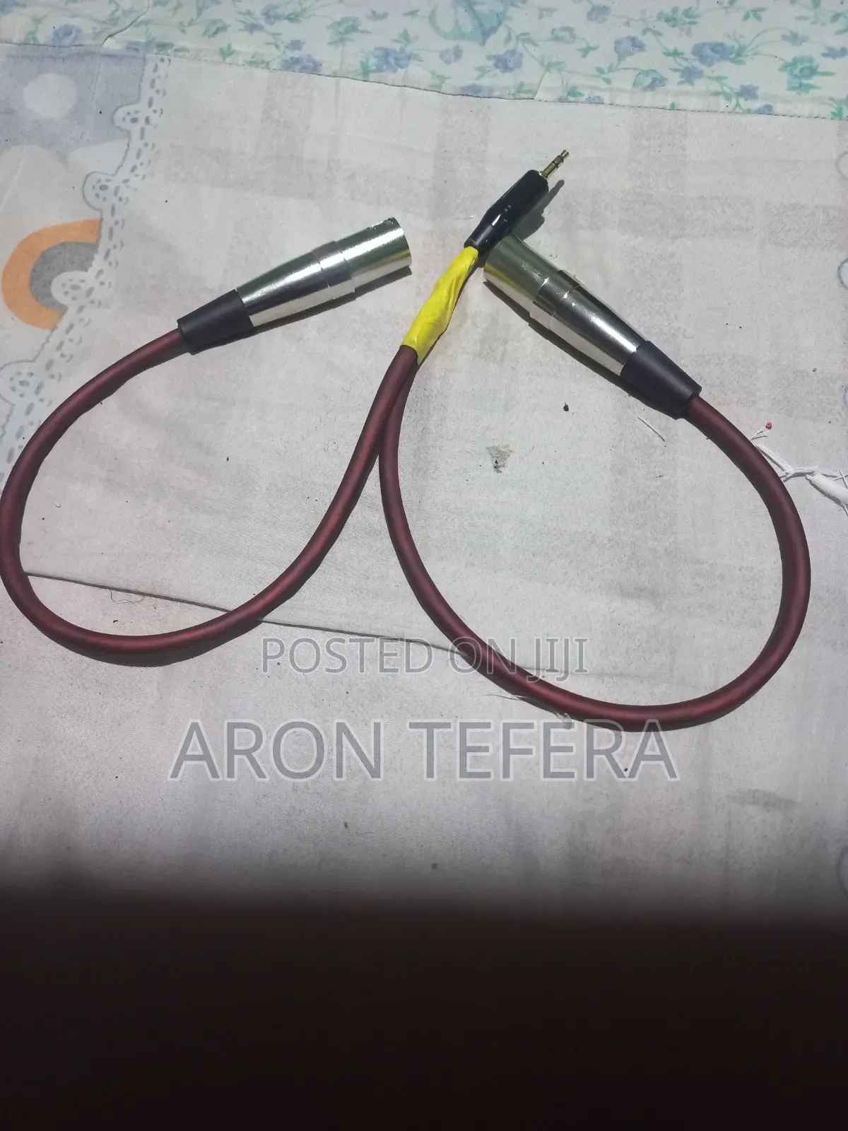 Dual XLR Male to 3.5mm Aux (TRS) Splitter Cable