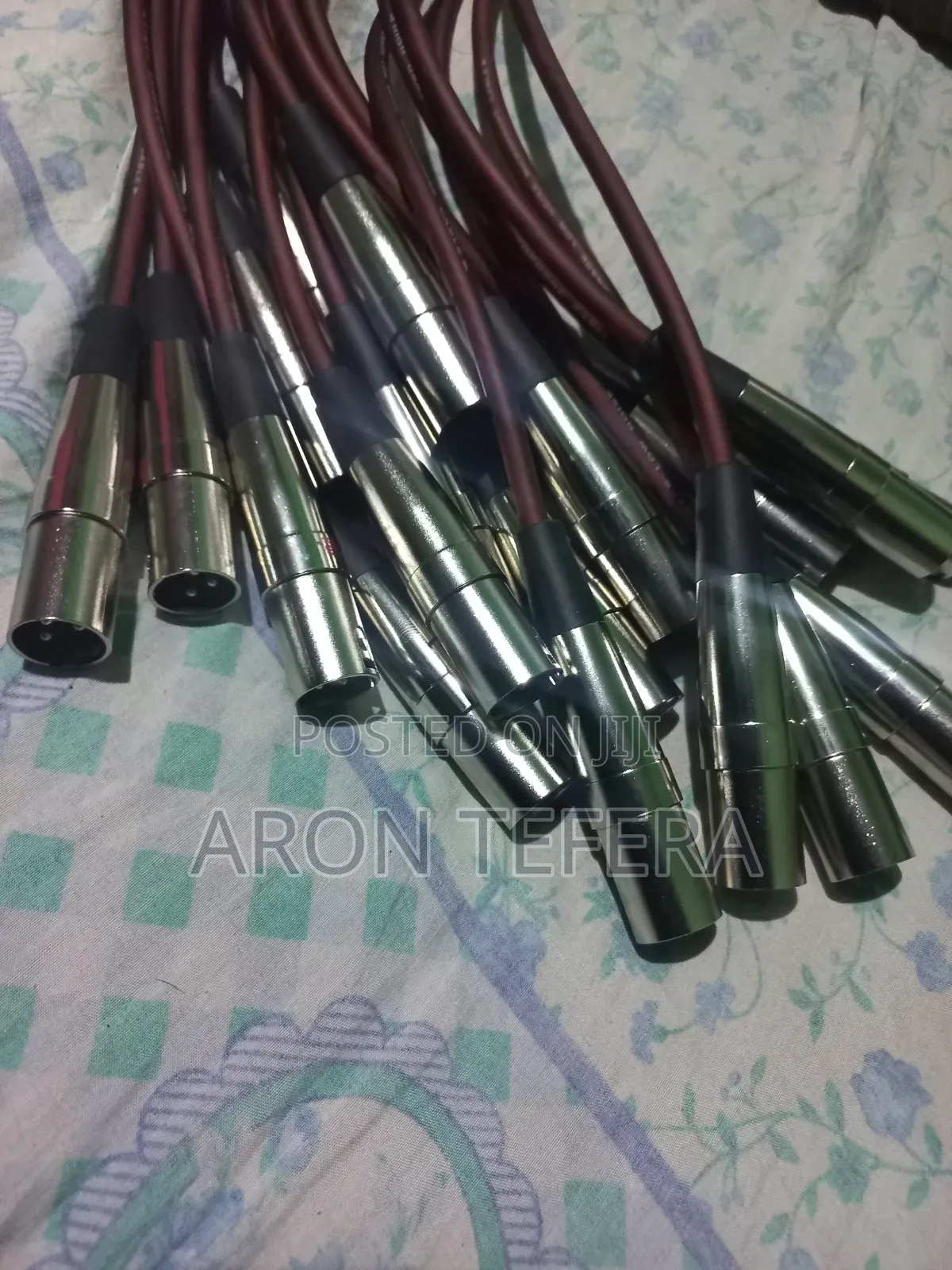 Dual XLR Male to 3.5mm Aux (TRS) Splitter Cable