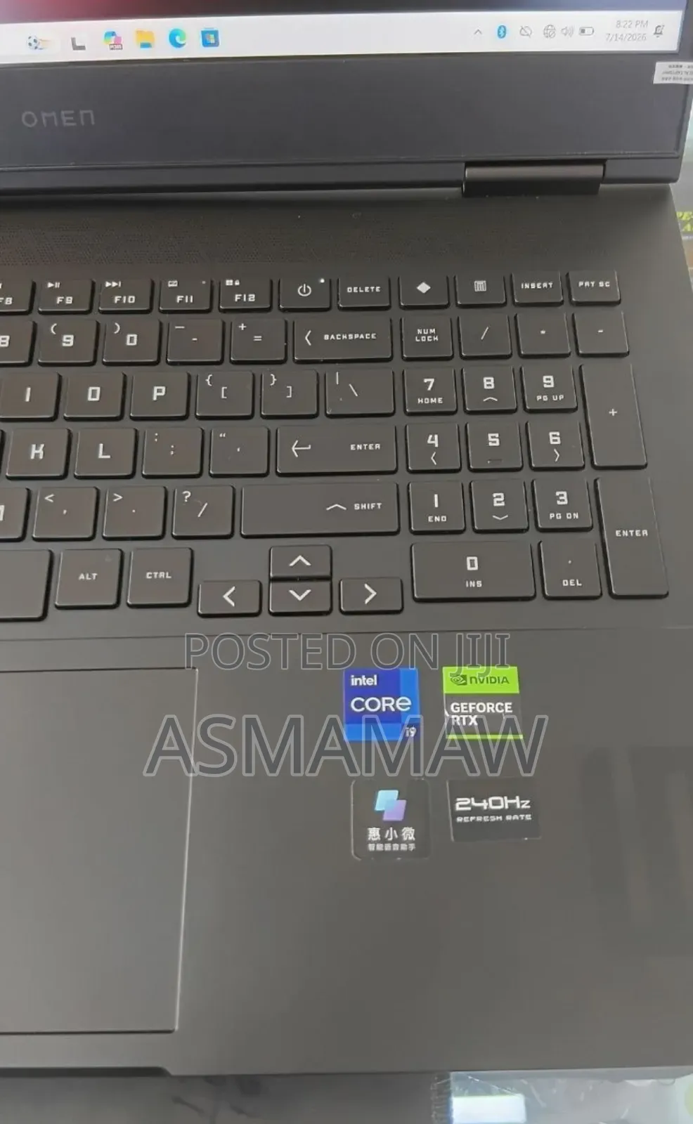 New Laptop HP Omen 16 16GB Intel Core i9 SSD 1T