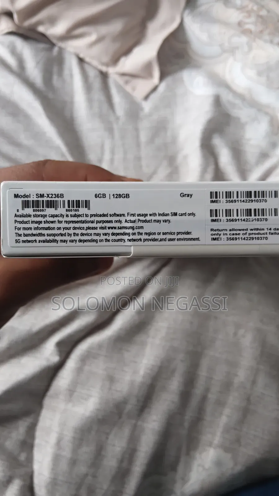 New Laptop Samsung 6GB SSD 128GB