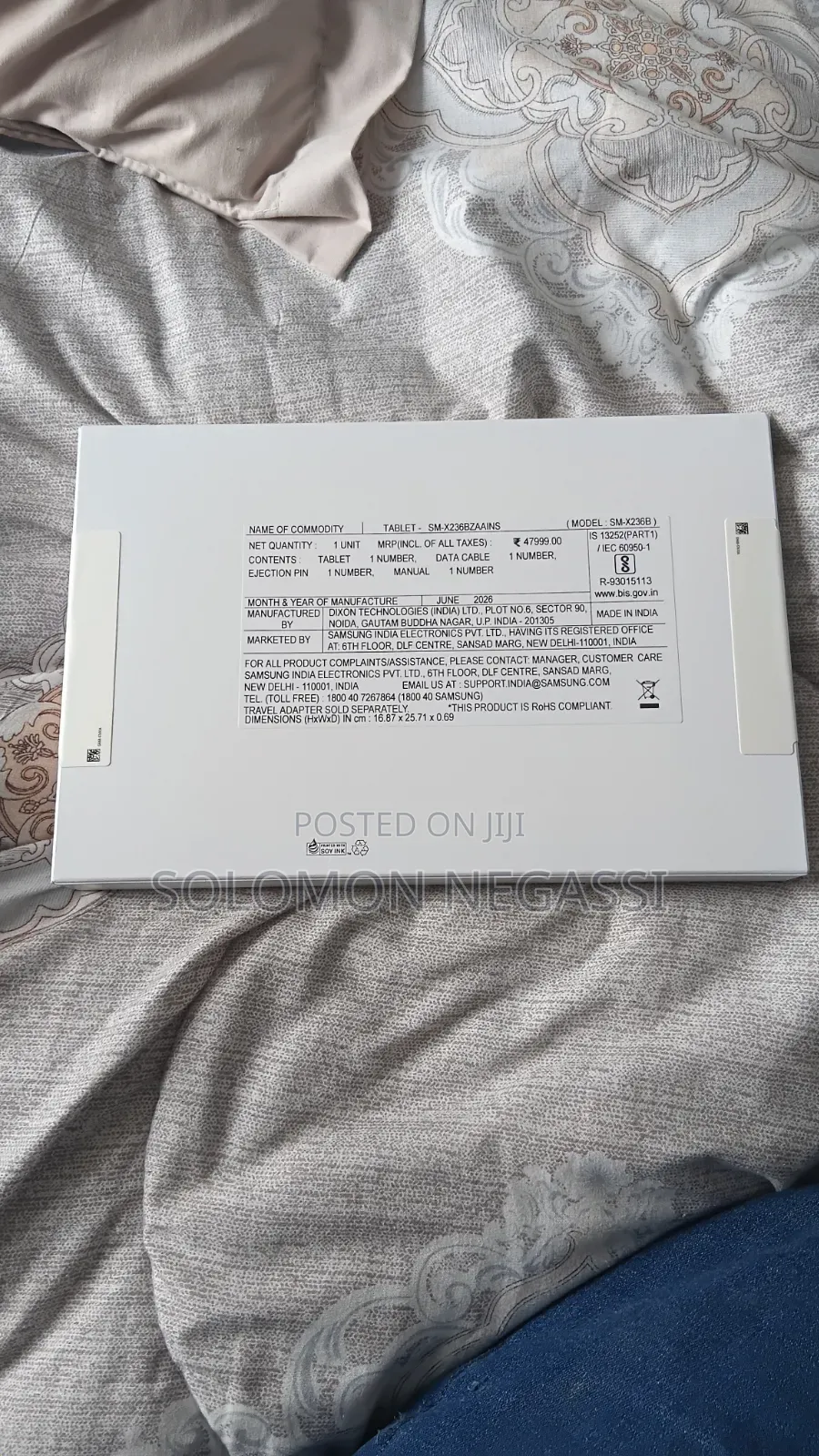 New Laptop Samsung 6GB SSD 128GB